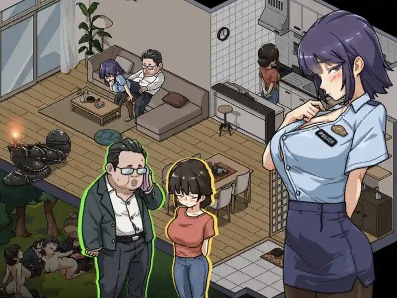 极道无赖EX 女警鮎川光 实机画面 画面 8
