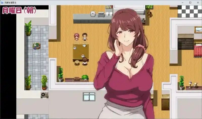 NTR兄妻~胁迫下嫂子沉沦的淫荡秘密 官方-失败 实机画面 详情图 1